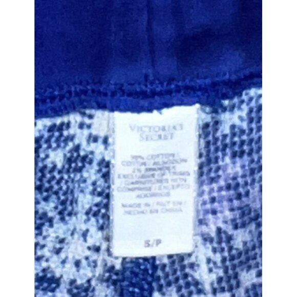 Victoria's Secret Vintage y2k Waffle & Velour 2 Piece Pajama Sleepwear Set Sz Sm - Picture 6 of 9